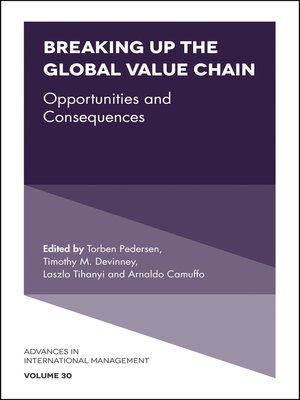 cover image of Advances in International Management, Volume 30